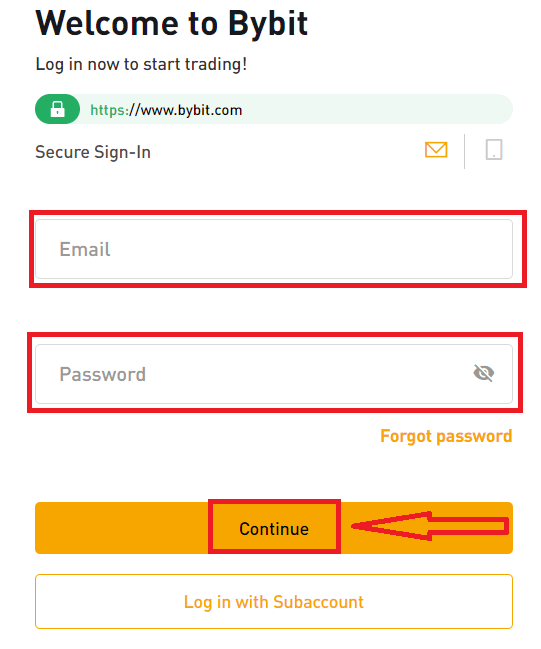 How to Login and Verify Account in Bybit
