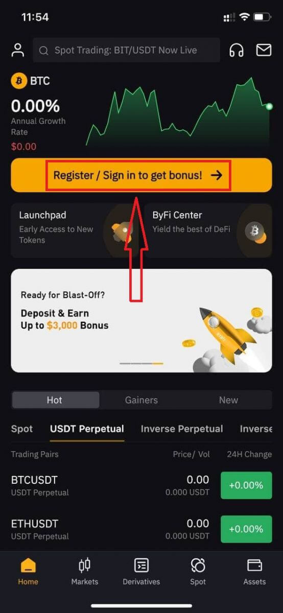 How to Open Account and Deposit at Bybit